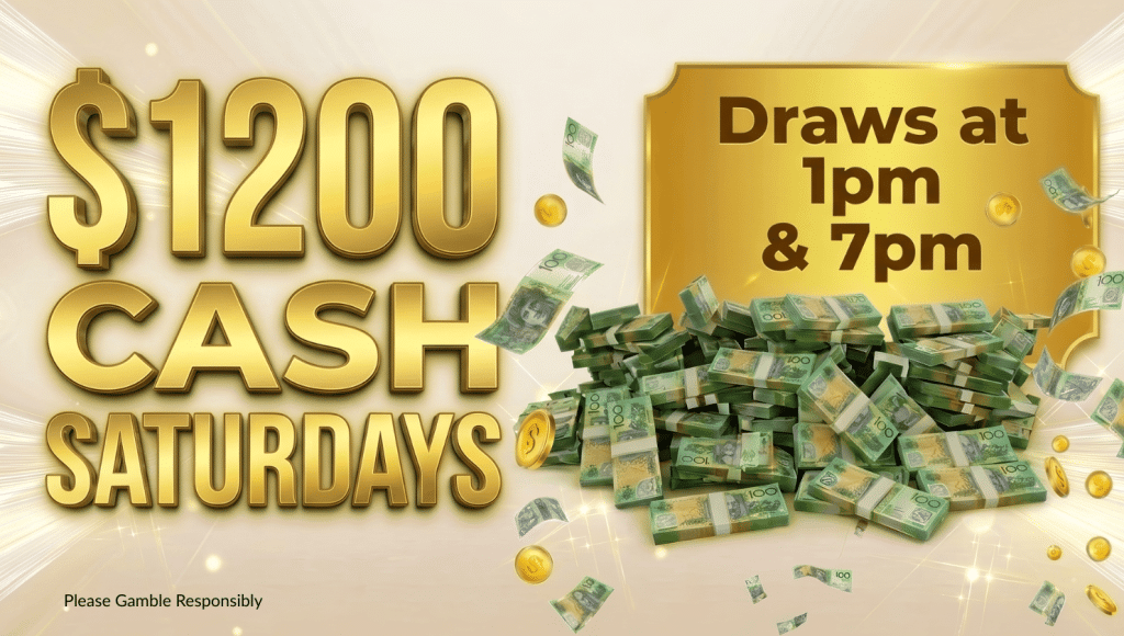 $1200 Saturday Cash Promotion