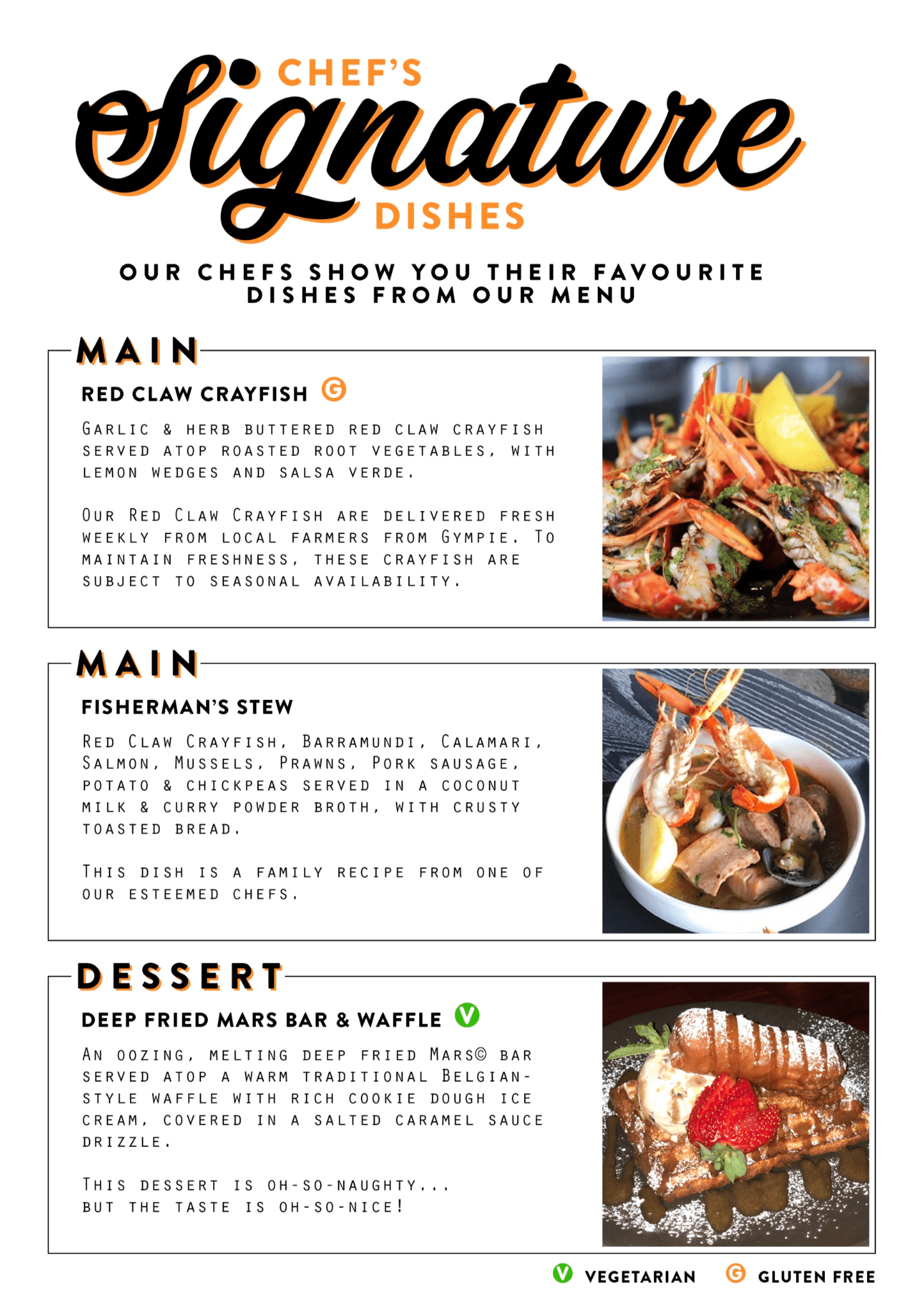 The PA Hotel Ipswich AwardWinning Char'd Menu supporting local farms