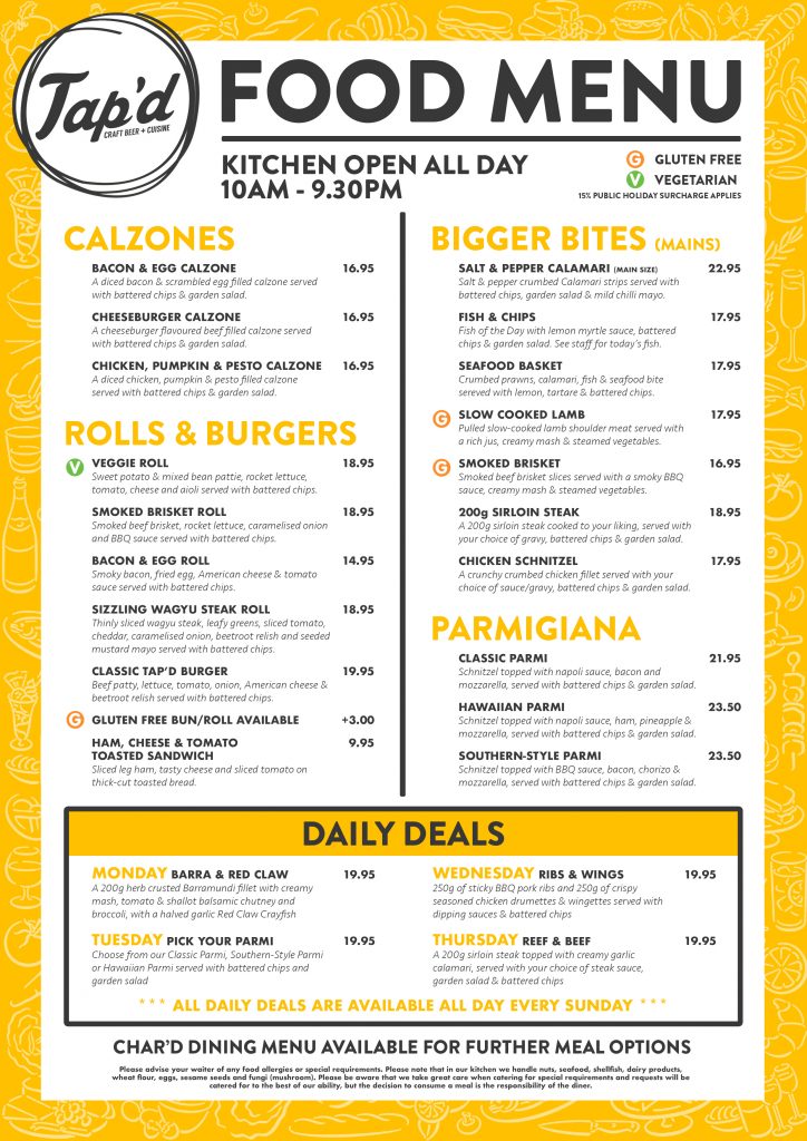 PA Hotel Ipswich Enjoy your craft beer with our delicious new menu