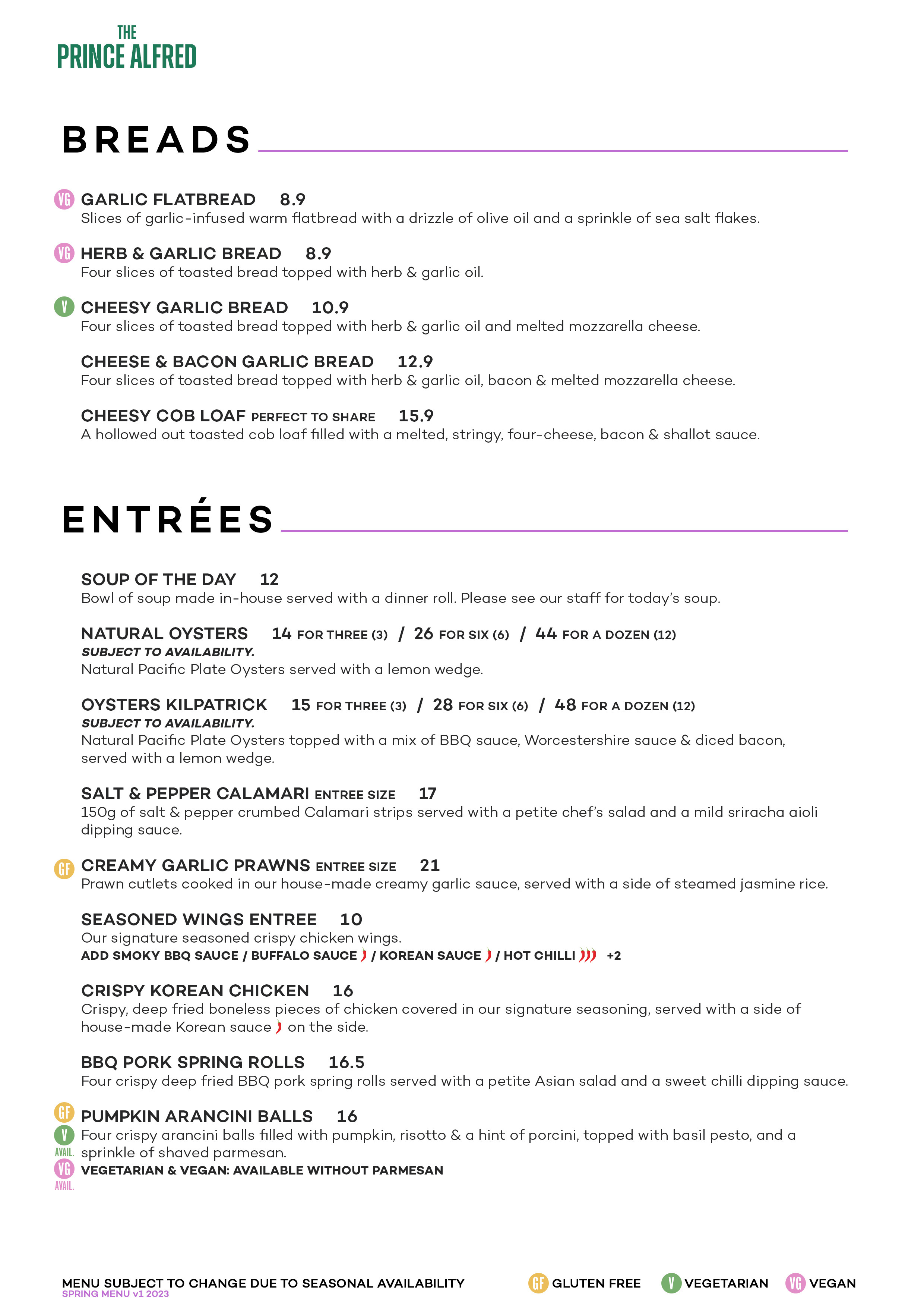 Char'd Spring 2023 Menu Final A4 P2