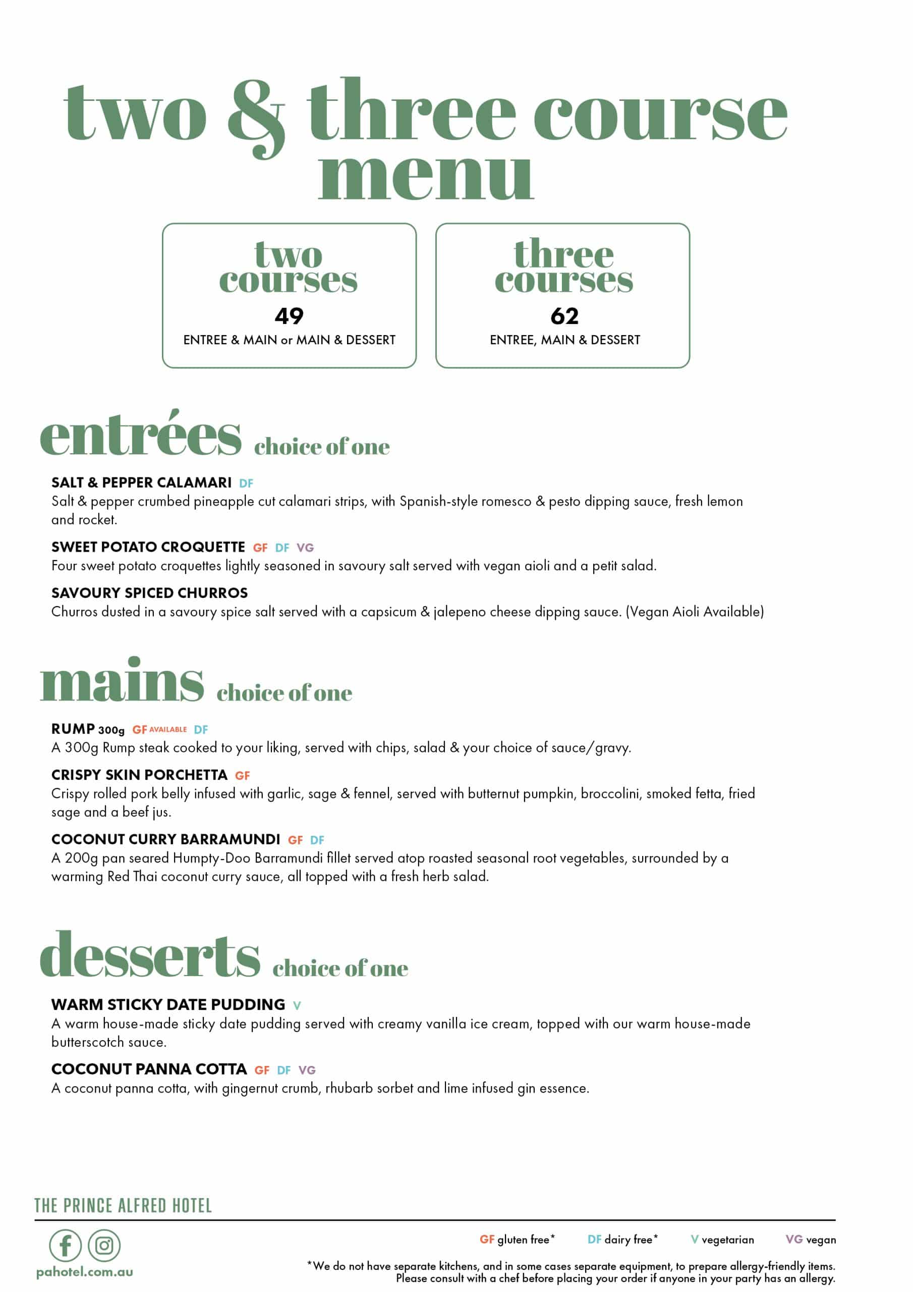 Char'd Menu Winter 2025 P2